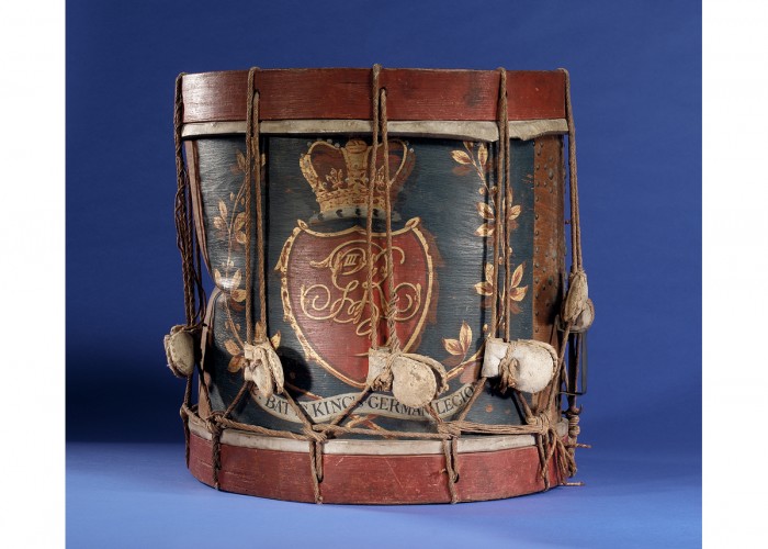 Drum of the King's German Legion. Copyright Bomann Museum Celle.