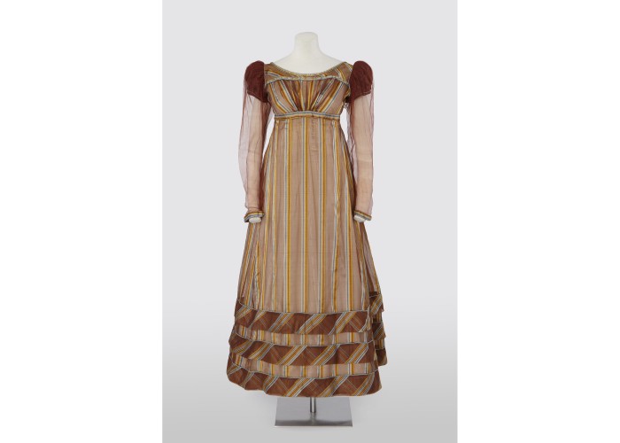 Dress worn at the Duchess of Richmond's Ball. Copyright Fashion Museum, Bath.