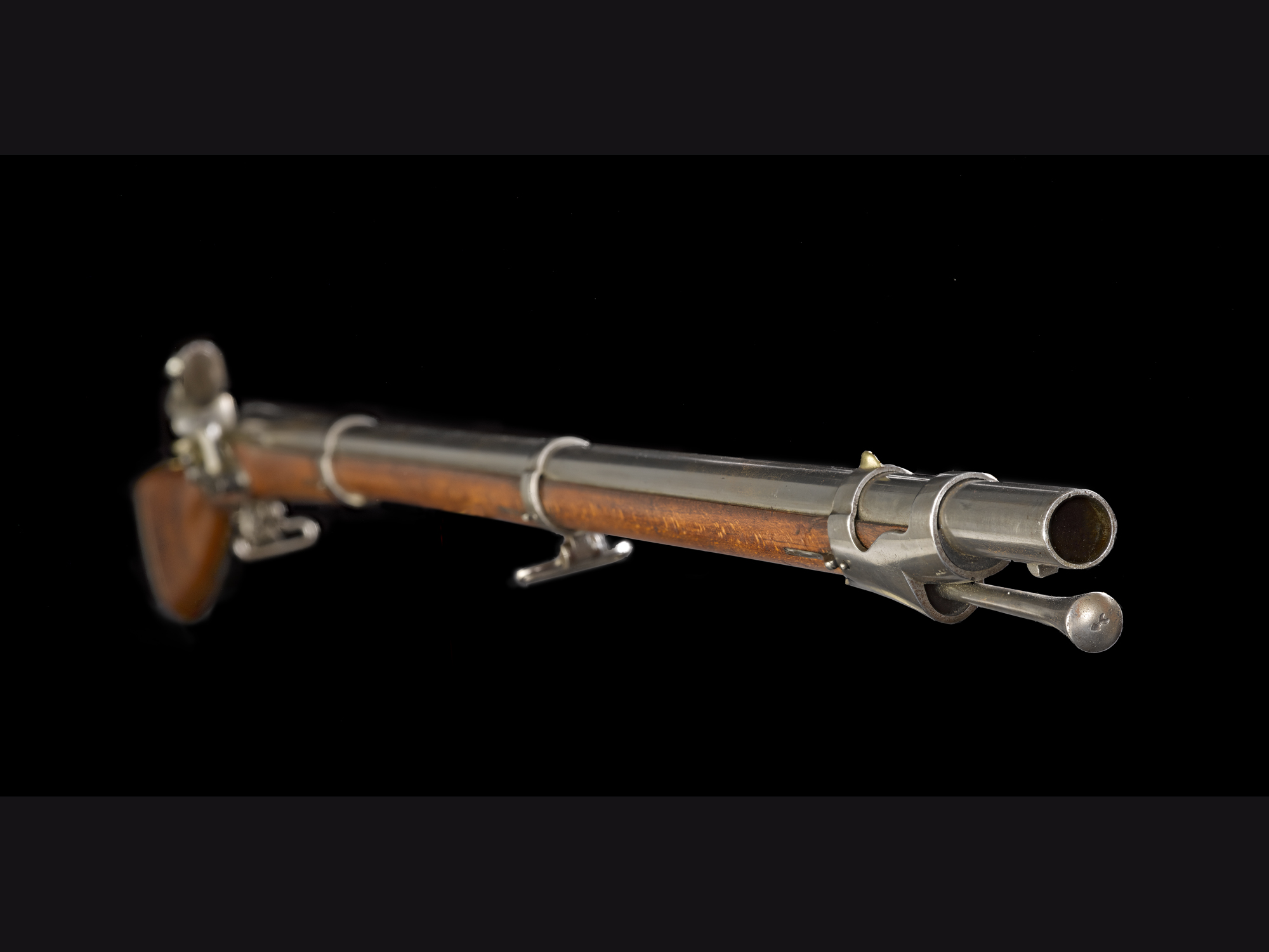 revolutionary war rifle with bayonet