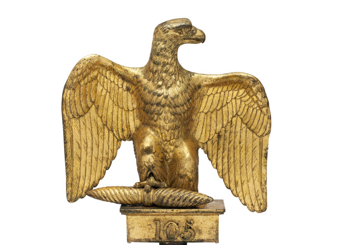 Eagle standard of the 105th