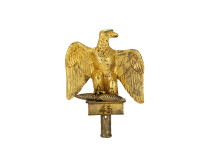 Eagle standard of the 45th French Regiment. Copyright Royal Scots Dragoon Guards Museum.