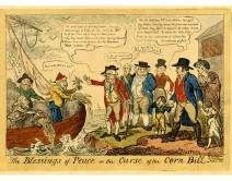 The Blessings of Peace of the Curse of the Corn Law, Cruikshank