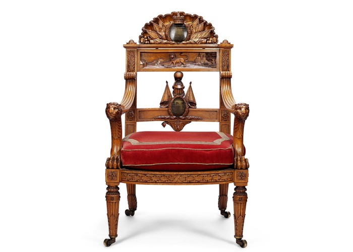 The Waterloo Chair, copyright Royal Collection.