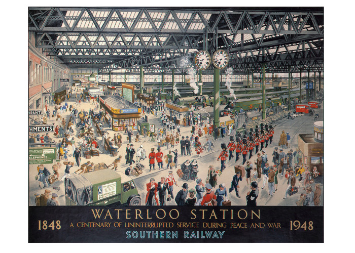 Waterloo Station Poster
