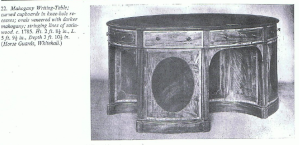 original drawings Wellington's desk