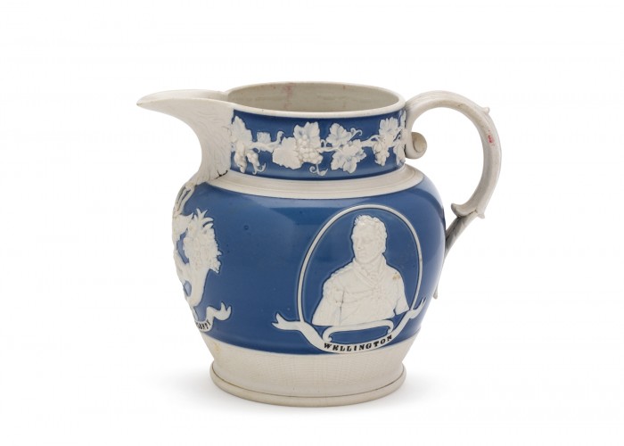 Commemorative jug with Duke of Wellington. Copyright National Army Museum.