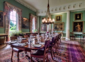 The dining room at Brynkinalt