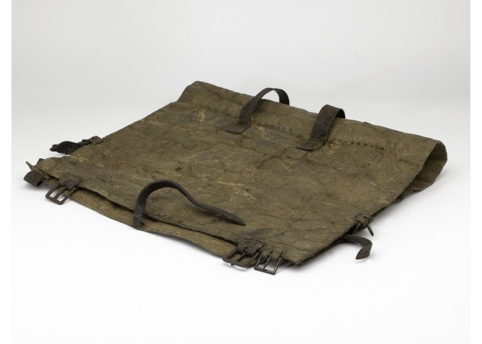 British infantryman's knapsack. Copyright National Army Museum.