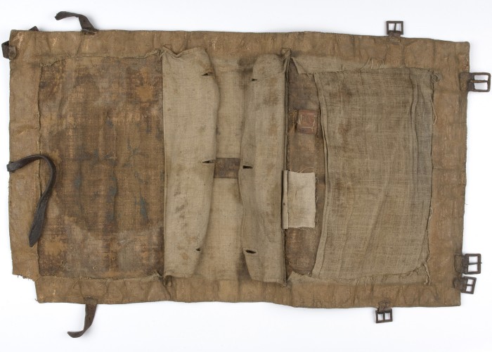 British infantryman's knapsack. Copyright National Army Museum.