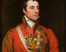 The 1st Duke of Wellington wearing field marshal’s uniform with Order of the Golden Fleece, star of the Order of the Garter and other decorations, by Thomas Phillips