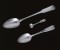 Spoons bought with Waterloo Prize Money. Copyright National Museums Scotland.