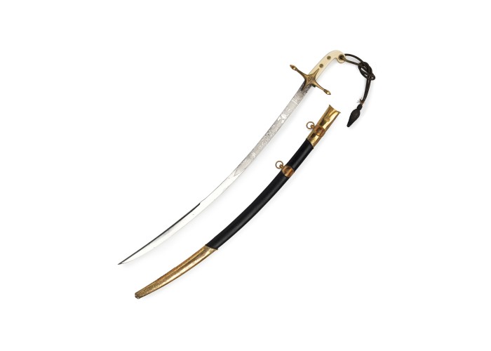 Mameluke sword. Copyright Queen's Own Hussars Museum.