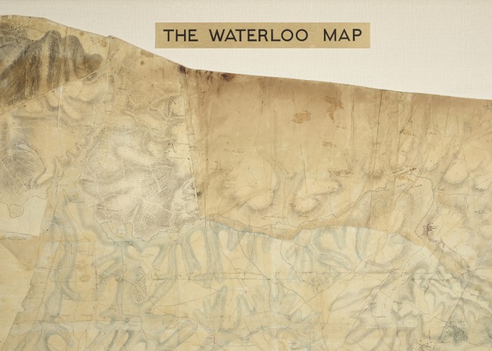 Waterloo Map. Copyright Royal Engineers Museum.