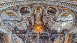 Inside St. Paul's Cathedral during the Service of Commemoration, 18 June. Copyright St. Paul's Cathedral.