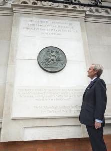 The present Duke of Wellington unveiled the memorial at a special service at the Mainline Station. Photographer: Sergeant Rupert Frere RLC