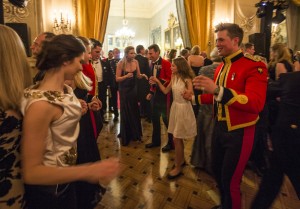 Guests dance to Scottish reels at the Waterloo Ball. Photographer: Sergeant Rupert Frere RLC