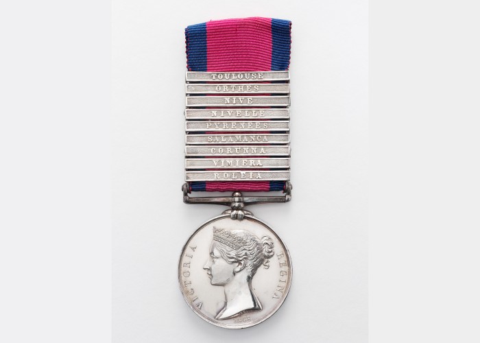 Military General Service Medal. Copyright Cornwall's Regimental Museum.