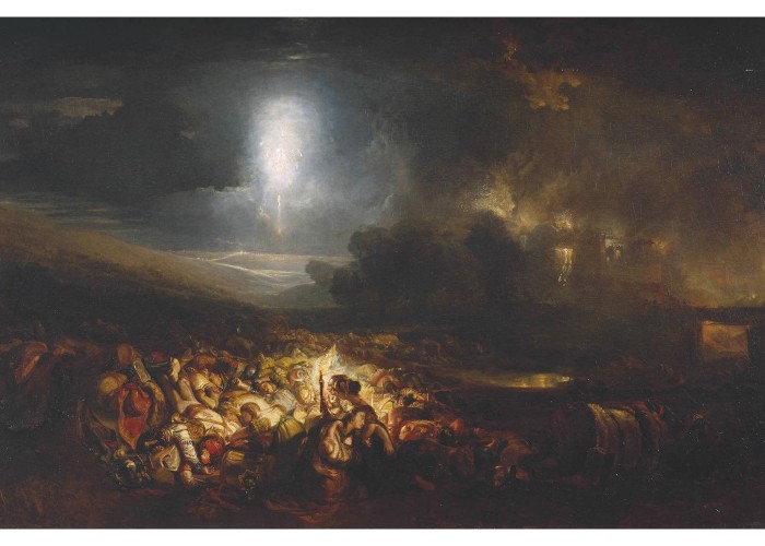 The Field of Waterloo exhibited 1818 Joseph Mallord William Turner 1775-1851. Copyright Tate Britain. Accepted by the nation as part of the Turner Bequest 1856 http://www.tate.org.uk/art/work/N00500