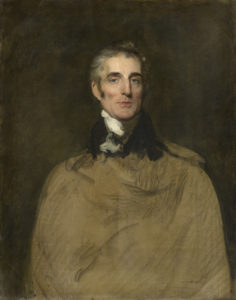 a painted portriat of the Duke of Wellington