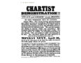 Poster advertising the Chartists’ Demonstration on Kennington Common, 1848