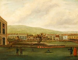 painting showing prelude to Merthyr Rising