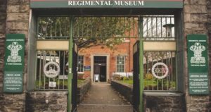 entrance to Royal Welsh Regimental Museum