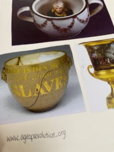 skech book with pictures of ceramics